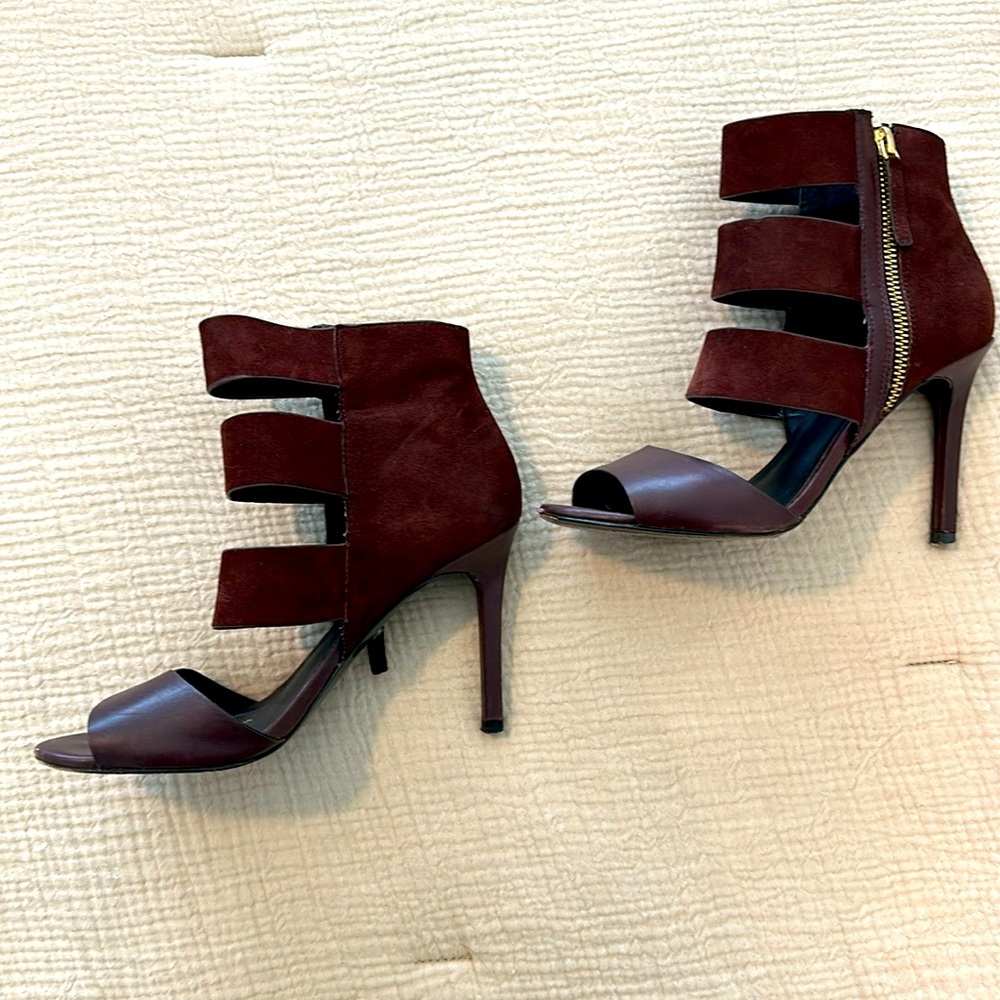Burgundy heel